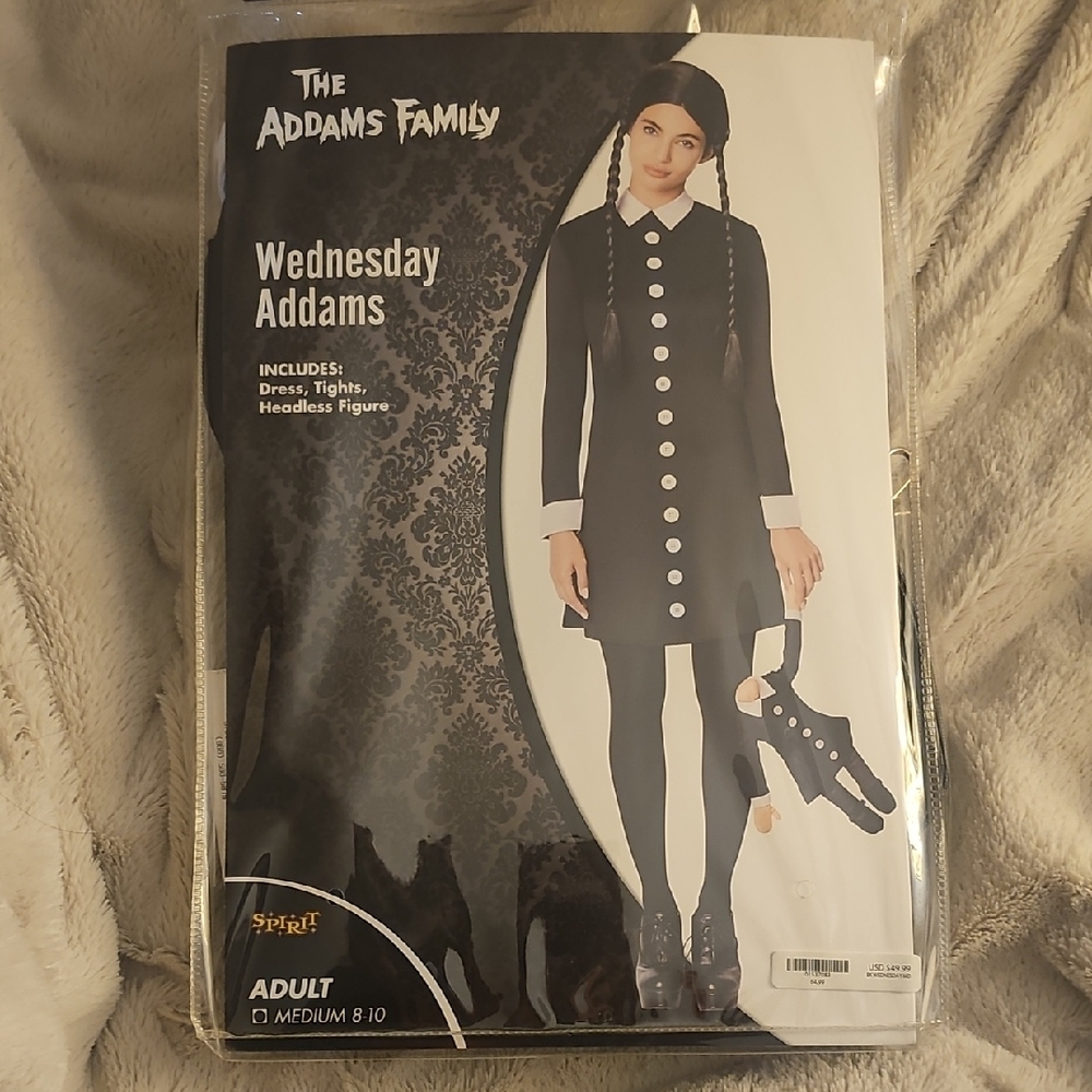 Wednesday Addams Family Spirit Black and White Costume Set